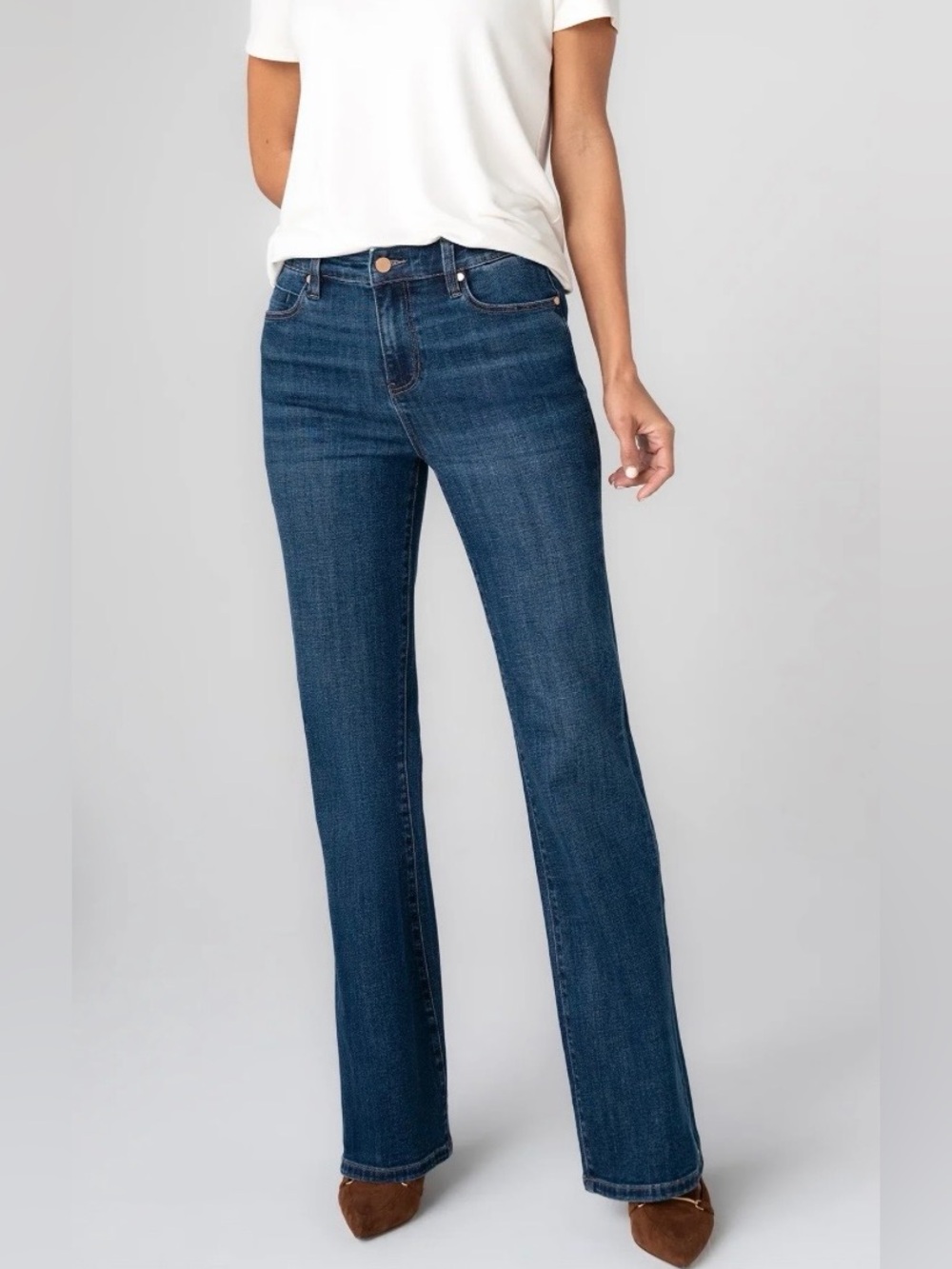 Liverpool LA Lucy Bootcut Jeans Women's 8/29 Yuba Blue Denim 30x28 Stretch